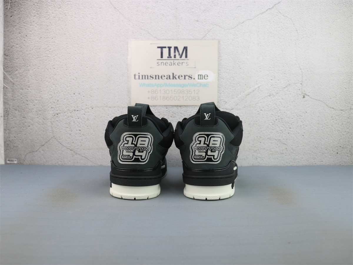 LV Skate Sneaker Black And White